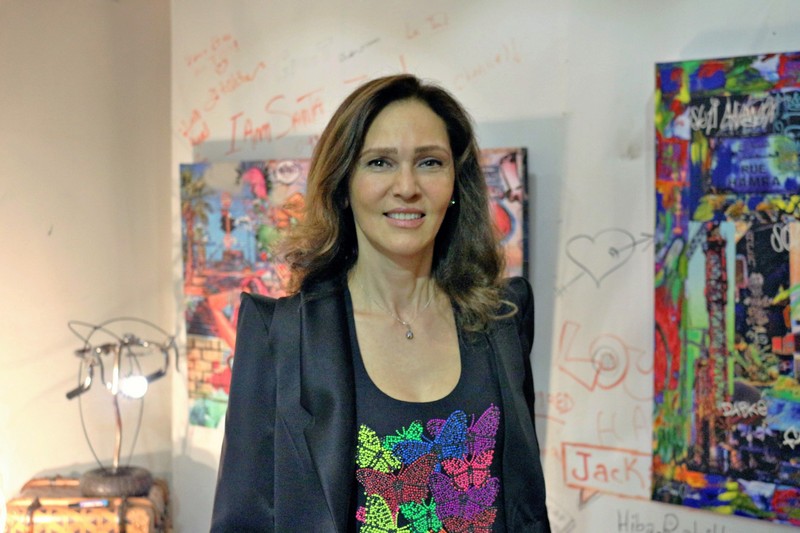 Suzi in Beirut at Vick Vanlian Showroom